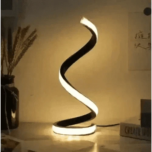 LED Spiral Table Lamp by LivaHome
